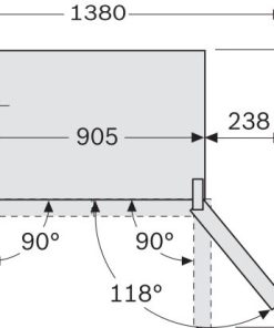 TỦ LẠNH 4 CÁNH CHÉO BOSCH HMH KFN96APEAG - 38 TỦ LẠNH 4 CÁNH CHÉO BOSCH HMH KFN96APEAG - 37