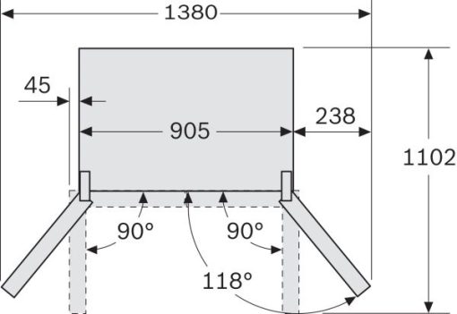 TỦ LẠNH 4 CÁNH CHÉO BOSCH HMH KFN96APEAG - 5