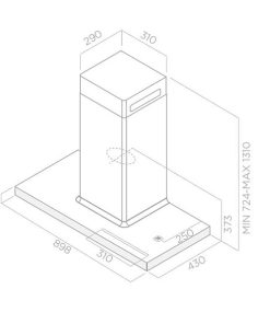 Máy hút mùi Elica BIO - 9