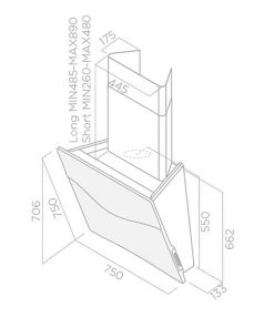 Máy hút mùi Elica CONCETTO SPAZIALE - 10 Máy hút mùi Elica CONCETTO SPAZIALE - 9