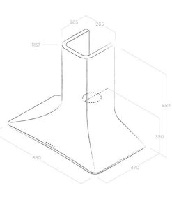 Máy hút mùi Elica SWEET Trắng-Nâu-Xanh - 17