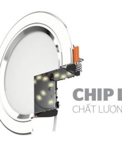 Downlight viền bạc 1 màu Sunhouse SHE-DL01-1/7w-VB - 15