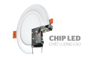 Downlight mặt cong bạc 1 màu Sunhouse SHE-DL04-1/9w-MCB - 8