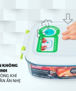Bộ 4 hộp bảo quản thực phẩm thông minh tặng rổ Biozone KB-SM4S01R - 23