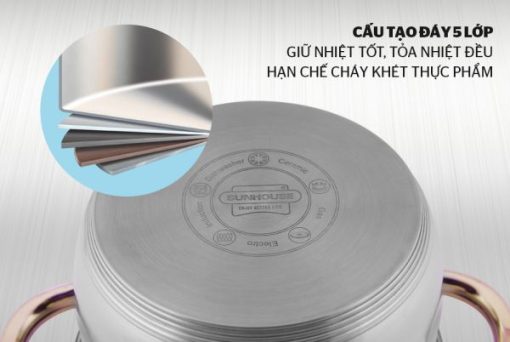 Nồi inox 5 đáy Sunhouse SHG24216 - 7