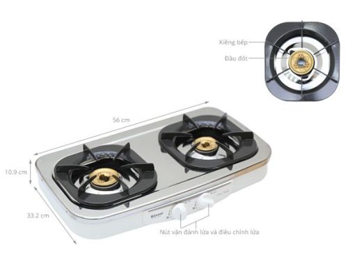 Bếp Gas Rinnai RTS-2KD - Nhật - 3