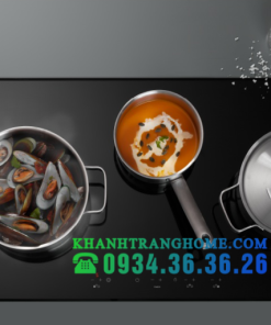 Bếp điện từ 3 vùng nấu Malloca MH 03IR N / Bếp 2 từ 1 điện, kính Eurokera chấm bi - 6 BẾP ĐIỆN TỪ 3 VÙNG NẤU MALLOCA MH 03IR N