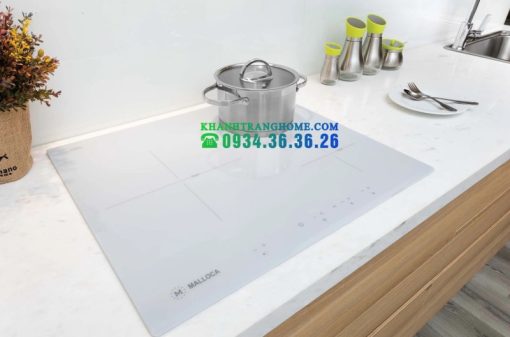 BẾP ĐIỆN TỪ MALLOCA MI 593 WN MẶT KÍNH 3 BẾP