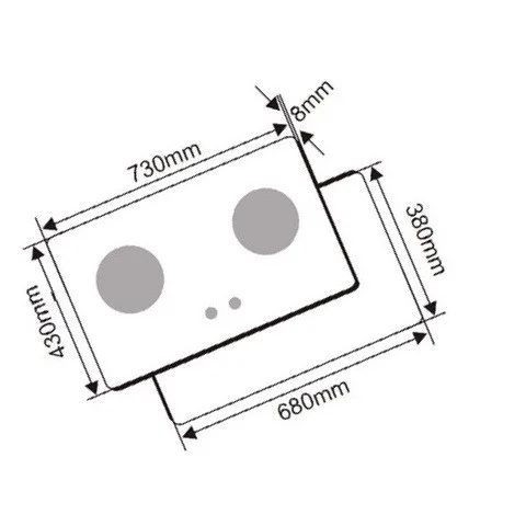 BẾP GAS ÂM KAFF KF-670