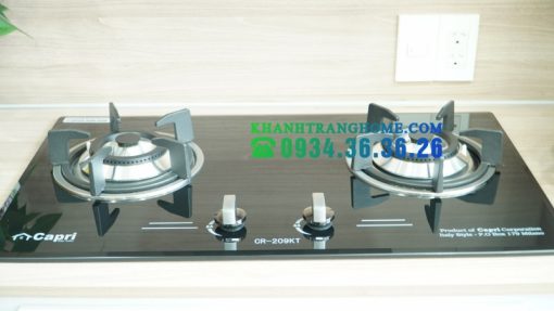 BẾP GAS ÂM KÍNH 2 LÒ CAPRI CR-209KT