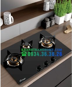 BẾP GAS ÂM KÍNH 3 LÒ CAPRI CR-309KT BLACK