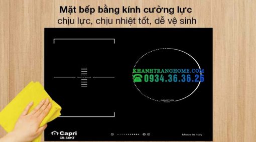 BẾP TỪ 3 VÙNG NẤU CAPRI CR-839KT