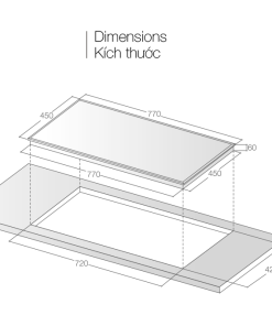 BẾP TỪ ĐÔI LORCA LCI-829 - 8 BẾP TỪ ĐÔI LORCA LCI-829