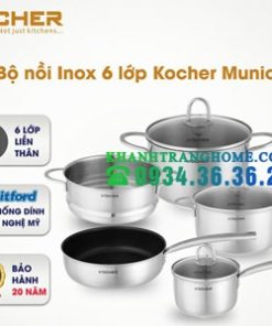 BỘ NỒI 5 MÓN KOCHER BERLIN - 6 BỘ NỒI 5 MÓN KOCHER BERLIN
