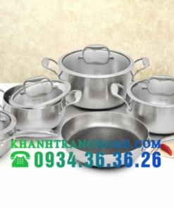Bộ nồi Inox Malloca SA-2041 - 5 BỘ NỒI INOX MALLOCA SA-2041