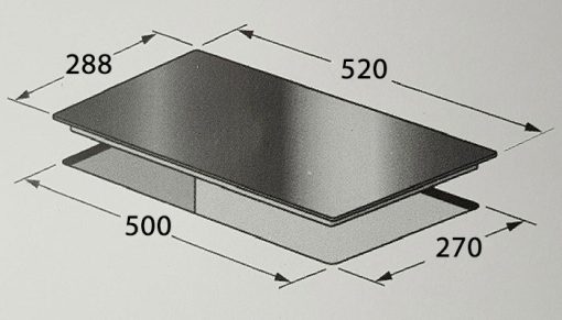 Bếp Domino Từ KAFF KF-330DI