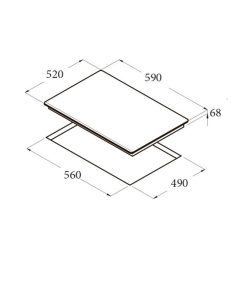 Bếp từ Cata IB 604 BK