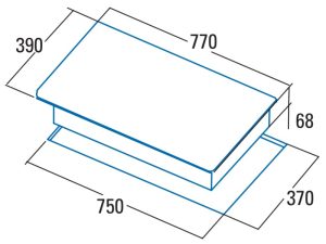 Bếp từ Cata IB 753 BK