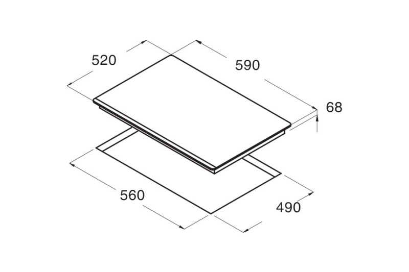 Bếp từ Cata IF 6002 BK