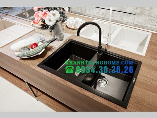 CHẬU ĐÁ MALLOCA NERO K-45040