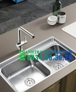 Chậu rửa bát INOX KAFF KF-HMD9045BI - 7 CHẬU RỬA BÁT INOX KAFF KF-HMD9045BI