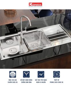 CHẬU RỬA BÁT KONOX Premium KS11650 2B