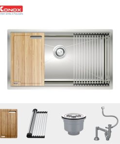 CHẬU RỬA BÁT KONOX WORKSTATION KN8046SU - 23 CHẬU RỬA BÁT KONOX WORKSTATION KN8046SU