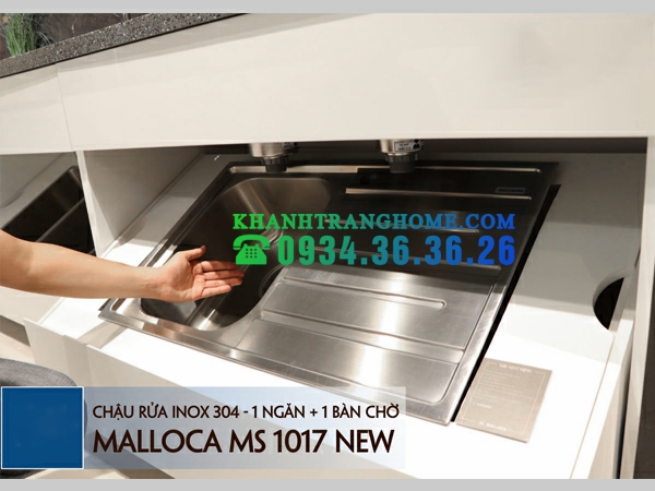 CHẬU RỬA CHÉN MALLOCA MS-1017 NEW