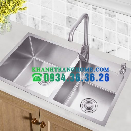 CHẬU RỬA INOX KAFF KF-HM8245L
