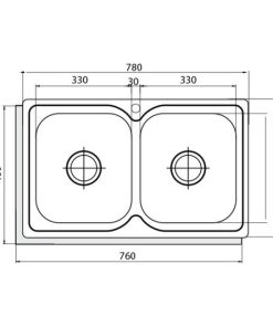 Chậu rửa Cata C-2 AG UNIT
