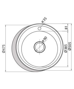 Chậu rửa Cata RS-1 INOX