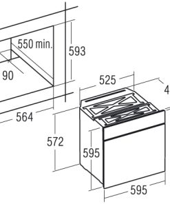Lò nướng Cata HGR 110 AS WH