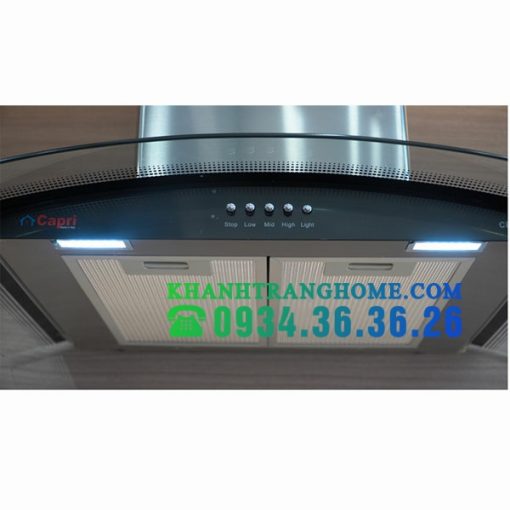 MÁY HÚT MÙI HIỆN ĐẠI KÍNH CONG CAPRI CR-636H