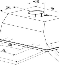 MÁY HÚT MÙI KAFF KF-BI70H