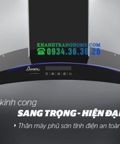 MÁY HÚT MÙI KÍNH CONG CAO CẤP SUNHOUSE APEX APB6681 90C