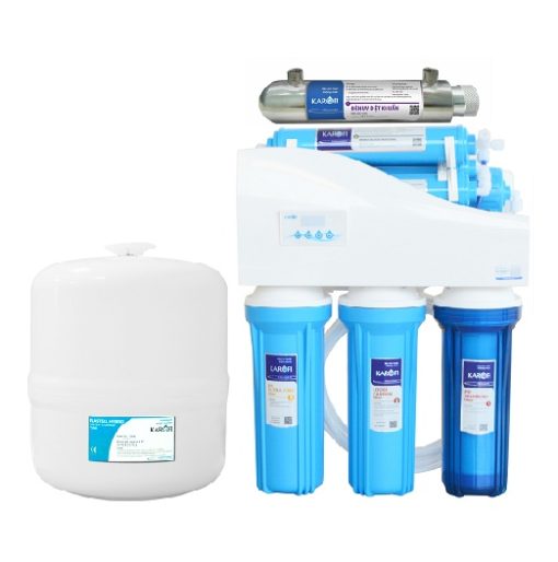 MÁY LỌC NƯỚC KAROFI IRO 1-1 8 CẤP KT K8I-1 + ĐÈN UV (9 CẤP)