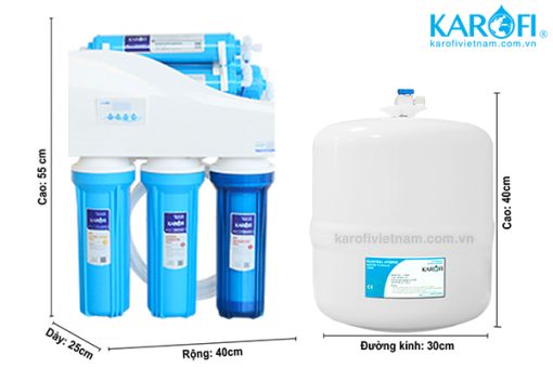 MÁY LỌC NƯỚC KAROFI IRO 1-1 9 CẤP KT-K9I + LÕI ORP