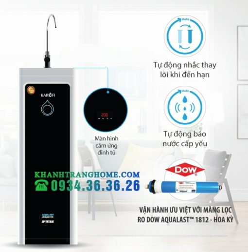 MÁY LỌC NƯỚC KAROFI OPTIMUS I1 7 LÕI LỌC O-I127