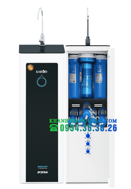 MÁY LỌC NƯỚC OPTIMUS KAROFI S1 9 LÕI ĐÈN UV O-S129/U