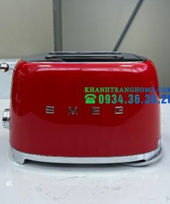 MÁY NƯỚNG BÁNH MÌ 2 LÁT THẬP NIÊN 50 MÀU ĐỎ SMEG TSF01RDEU 535 43 669