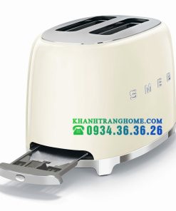 MÁY NƯỚNG BÁNH MÌ 2 LÁT THẬP NIÊN 50 MÀU KEM SMEG TSF01CREU 535 43 665