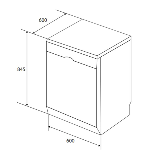 MÁY RỬA CHÉN KAFF KF-S906TFT