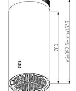Máy Hút Đảo KAFF KF-IS380CRB