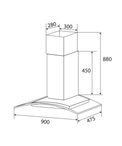 Máy hút mùi KAFF KF-GB983N