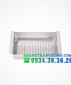 Rổ inox Malloca L-24 - 5 RỔ INOX MALLOCA L-24