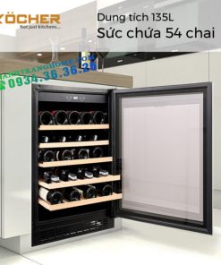 Tủ Rượu Kocher KWEU-1156B - 6 TỦ RƯỢU KOCHER KWEU-1156B