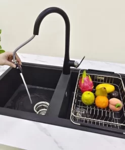 VÒI RỬA BÁT KONOX CURVA BLACK