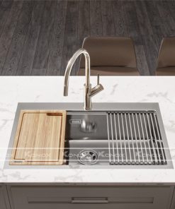 VÒI RỬA BÁT RÚT DÂY KONOX PONTE NICKEL - 15 VÒI RỬA RÚT DÂY BÁT KONOX PONTE NICKEL