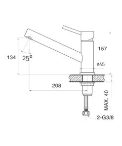 Vòi Rửa Bát Cata XBB - 6 Vòi Rửa Bát Cata XBB