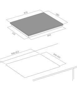Bếp từ Elica DIAMOND 874 BL - 7